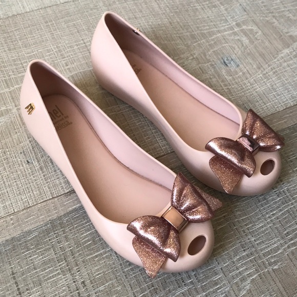Mel by Melissa Other - Mini Melissa Ultragirl Sweet XIV Bow Flat